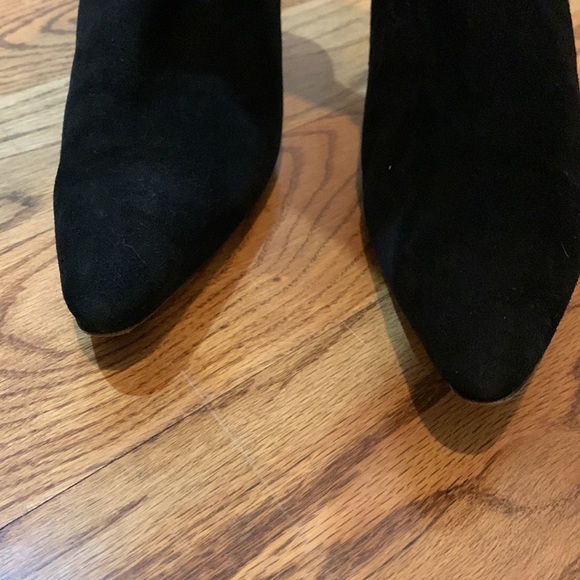 Manolo Blahnik Black Suede Sock Boots - Picture 5 of 16